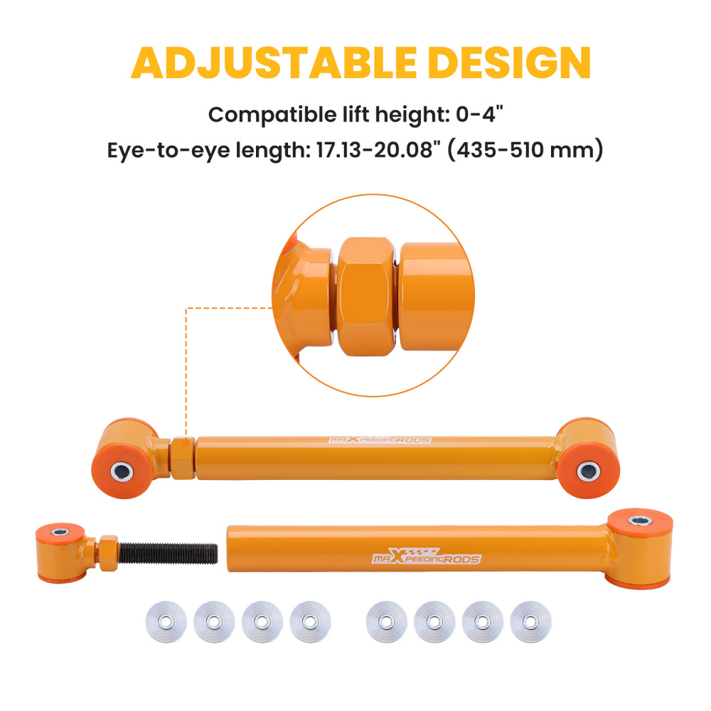 2x Suspension Rear Lower Kit Track Control Arm compatible for Jeep Grand Cherokee WJ 99-04