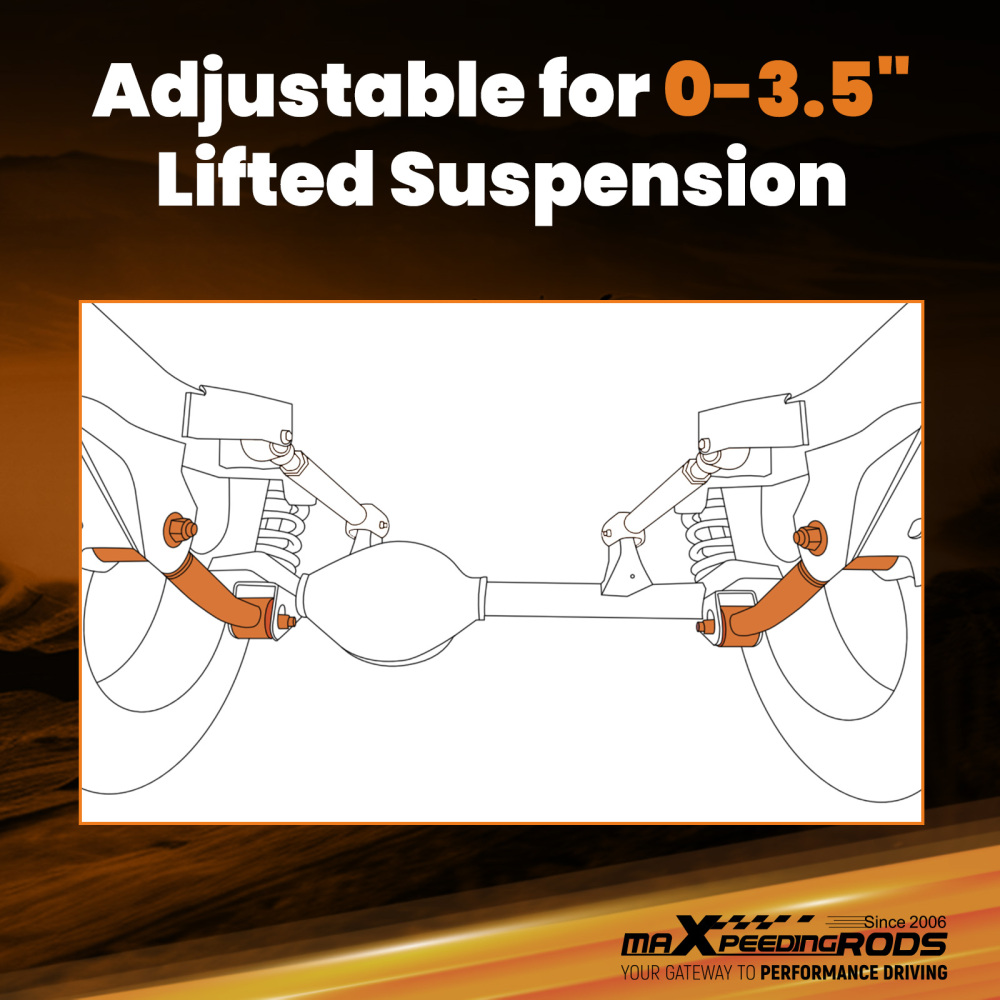 Posteriore Lower Adjustable Control Arm 2pcs for Grand Cherokee WJ 1999-2004