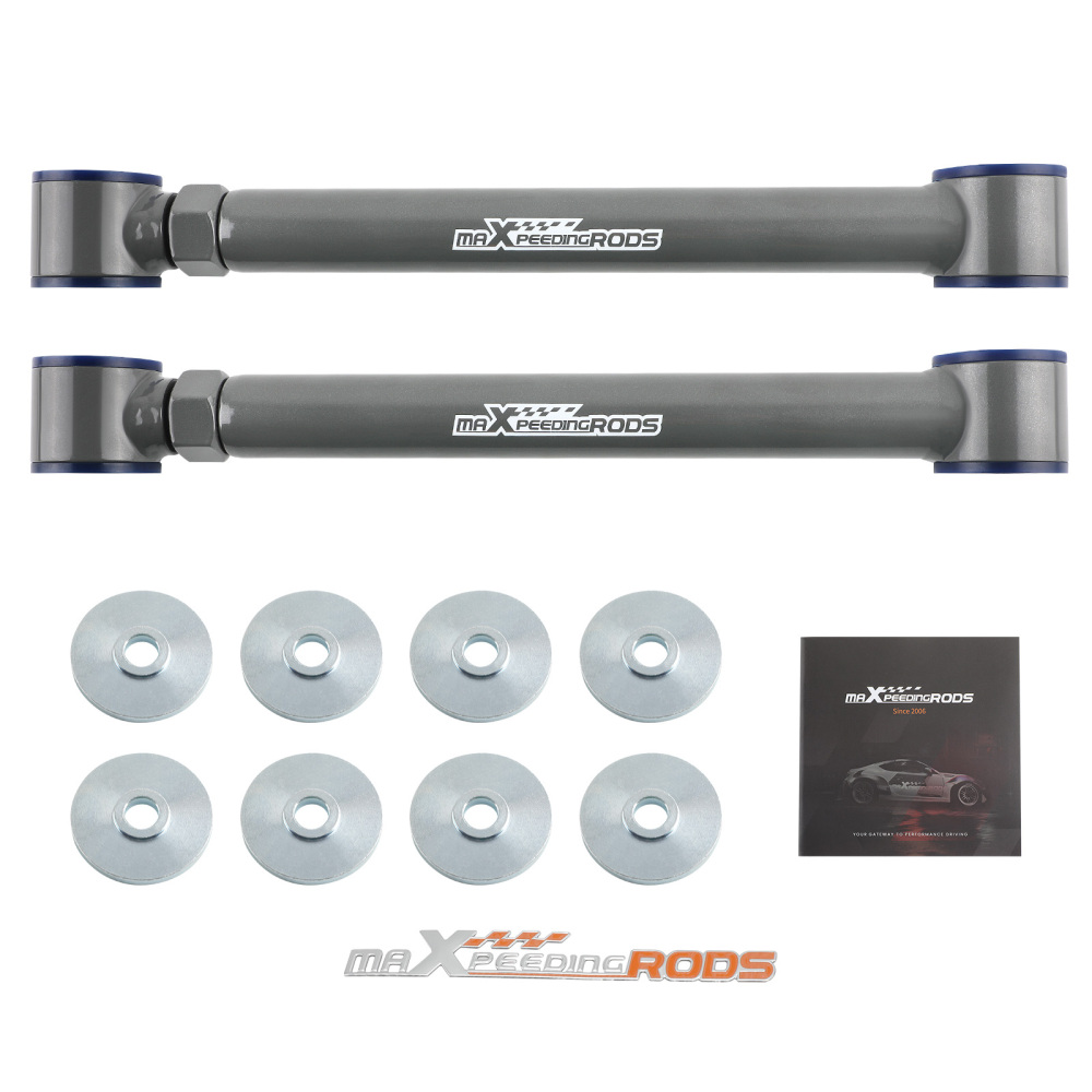 Adjustable Rear Lower Control Arm + Front Track Bar compatible for Jeep Grand Cherokee WJ