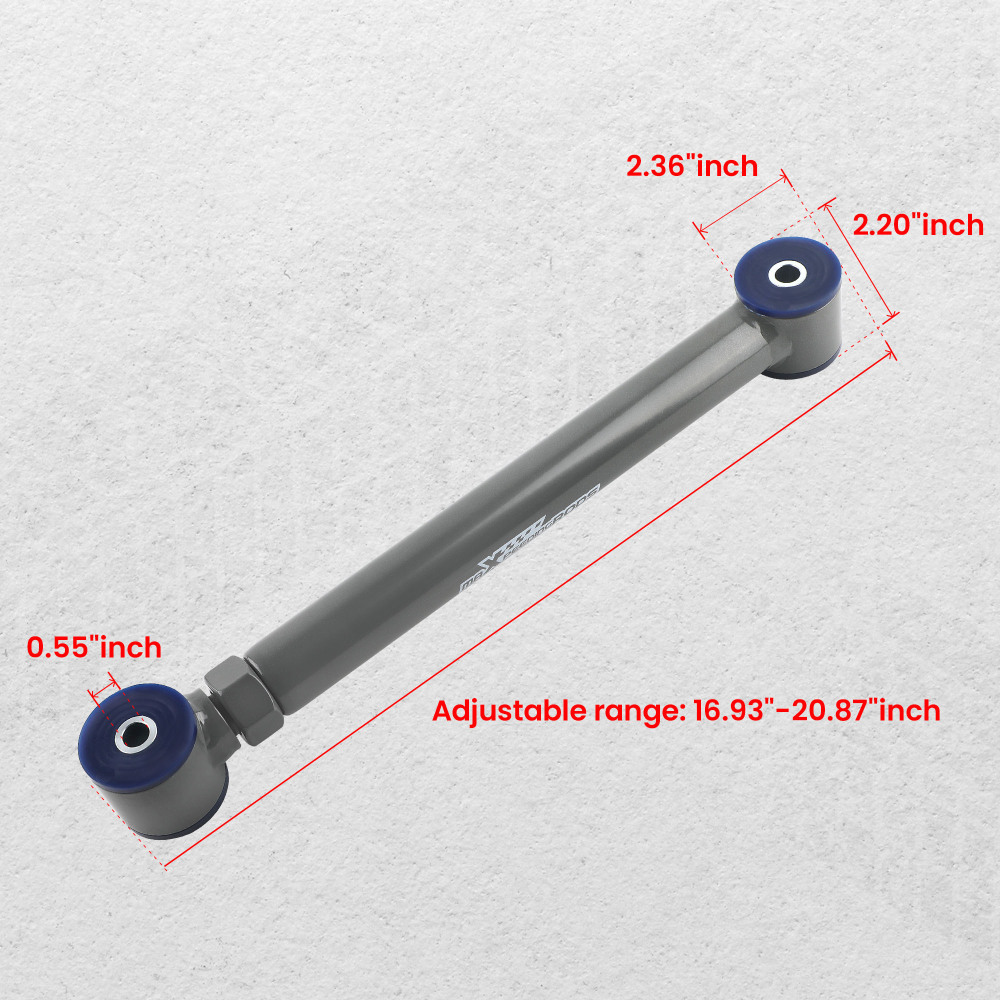 Adjustable Rear Lower Control Arm + Front Track Bar compatible for Jeep Grand Cherokee WJ