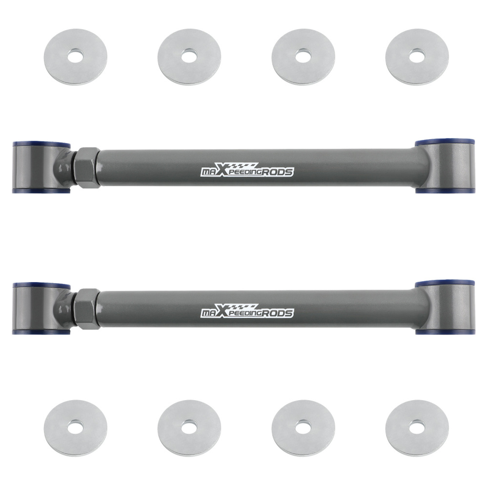 Adjustable Rear Lower Control Arm + Front Track Bar compatible for Jeep Grand Cherokee WJ