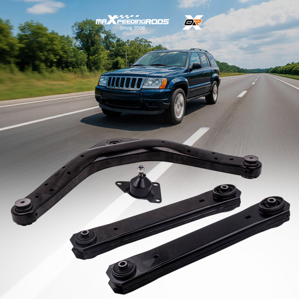 Rear Upper +  Lower Kit Control Arm compatible for Jeep Grand Cherokee WJ 1999-2004 Bushing