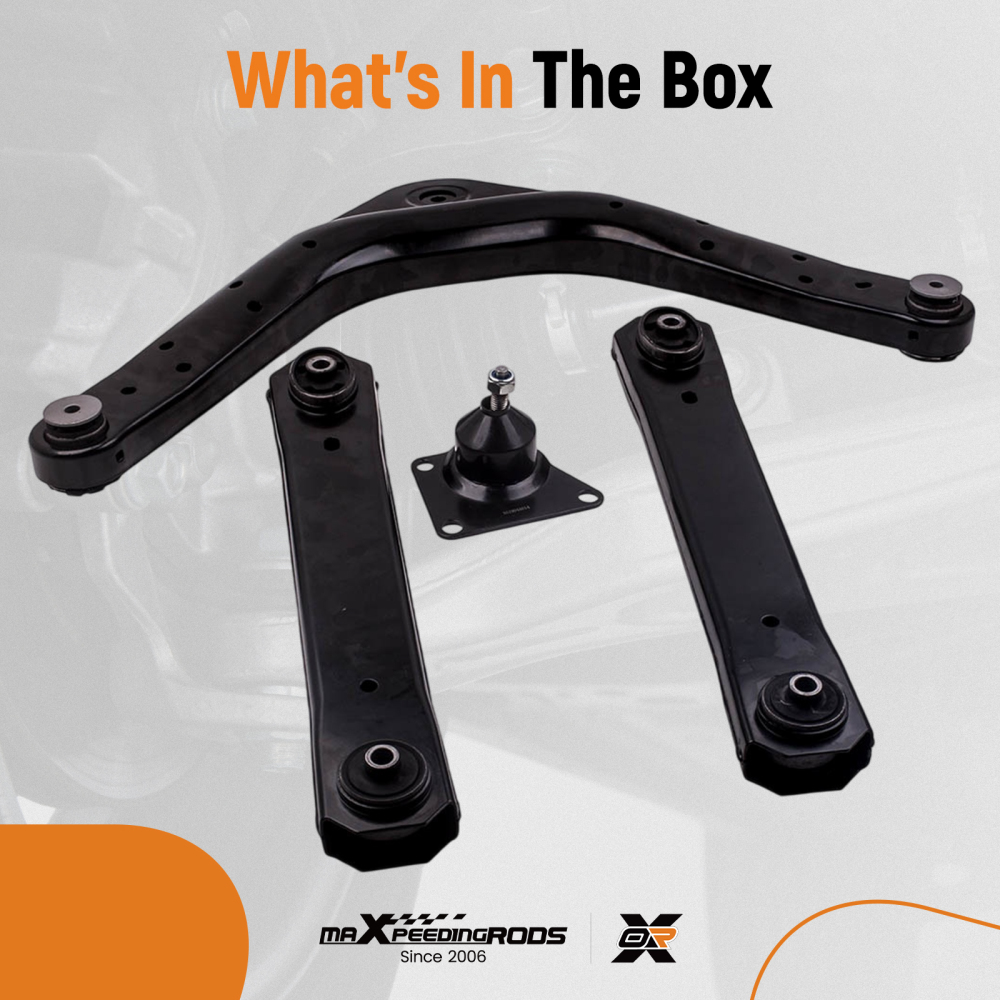 Rear Upper +  Lower Kit Control Arm compatible for Jeep Grand Cherokee WJ 1999-2004 Bushing
