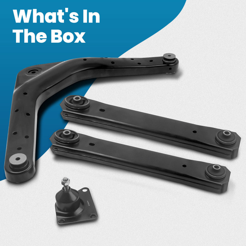 Rear Upper and Lower Control Arm compatible for Jeep Grand Cherokee WJ 99-04 With Ball Joint suspension arms