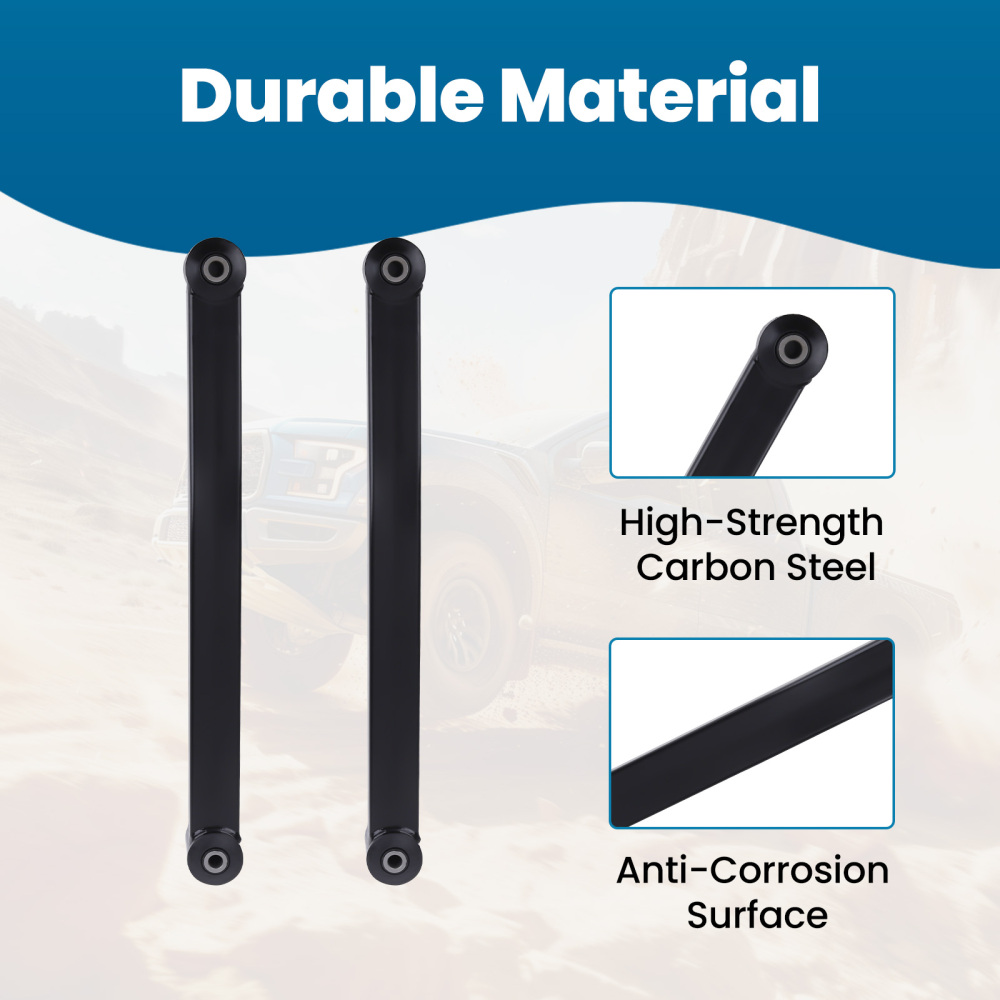 4x Front UpperLower Control Arms for 2007 2008 - 2017 2018 compatible for Jeep Wrangler JK