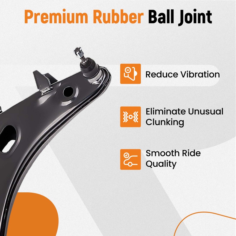 Suspension Pair Control Arms Front Lower Ball Joint Assembly compatible for Subaru Impreza