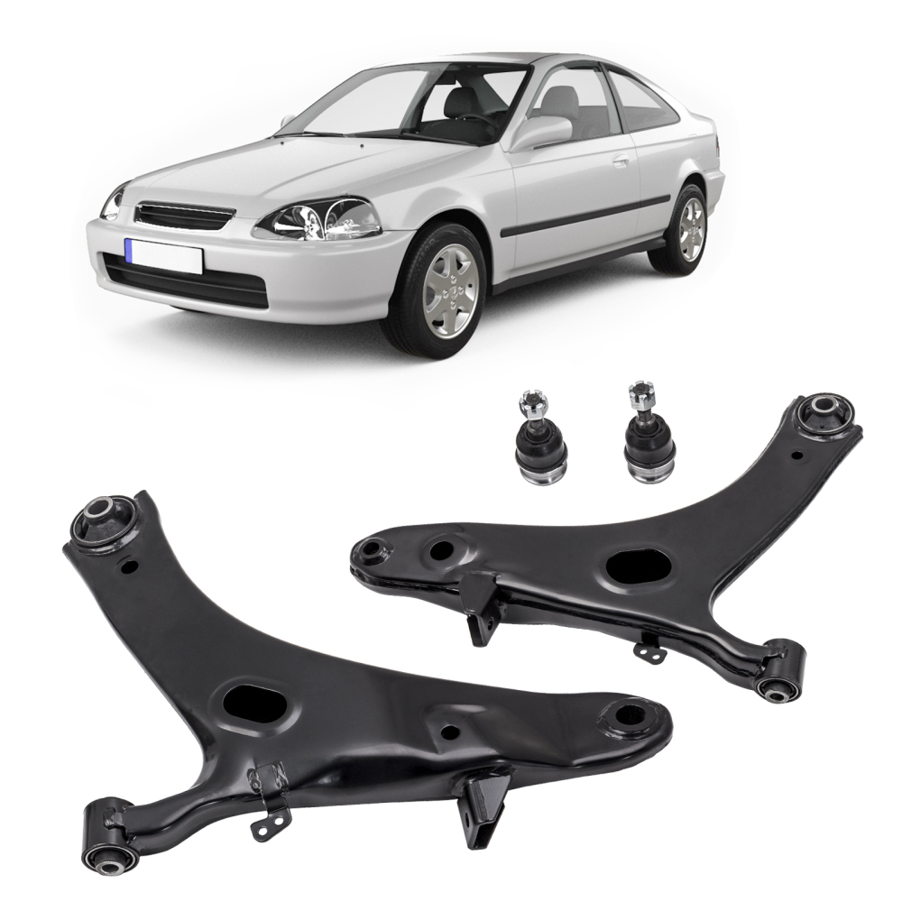 Suspension Pair Control Arms Front Lower Ball Joint Assembly compatible for Subaru Impreza