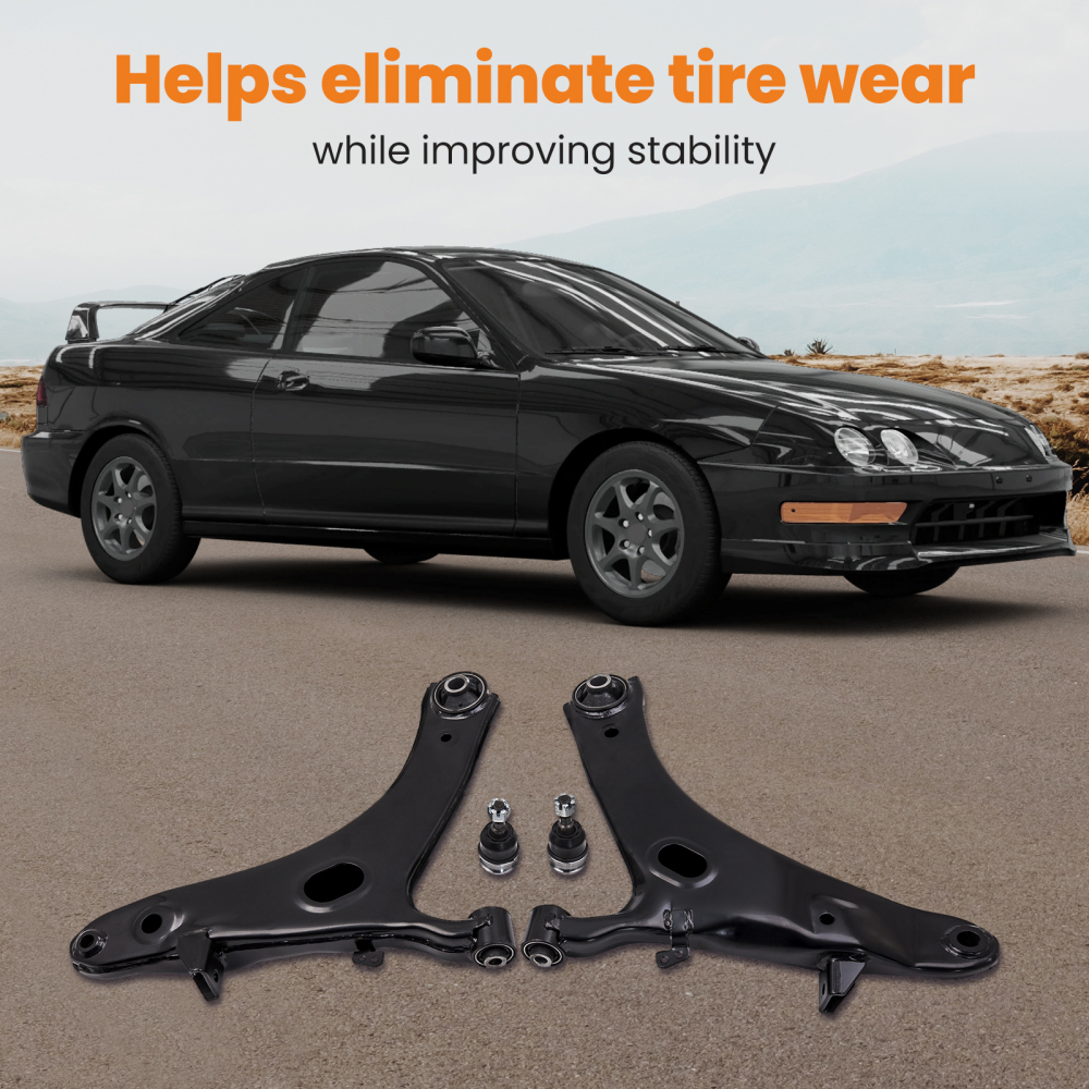 Suspension Pair Control Arms Front Lower Ball Joint Assembly compatible for Subaru Impreza