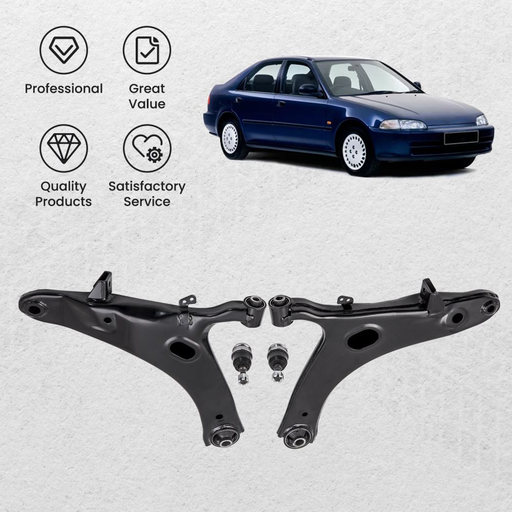 Suspension Pair Control Arms Front Lower Ball Joint Assembly compatible for Subaru Impreza