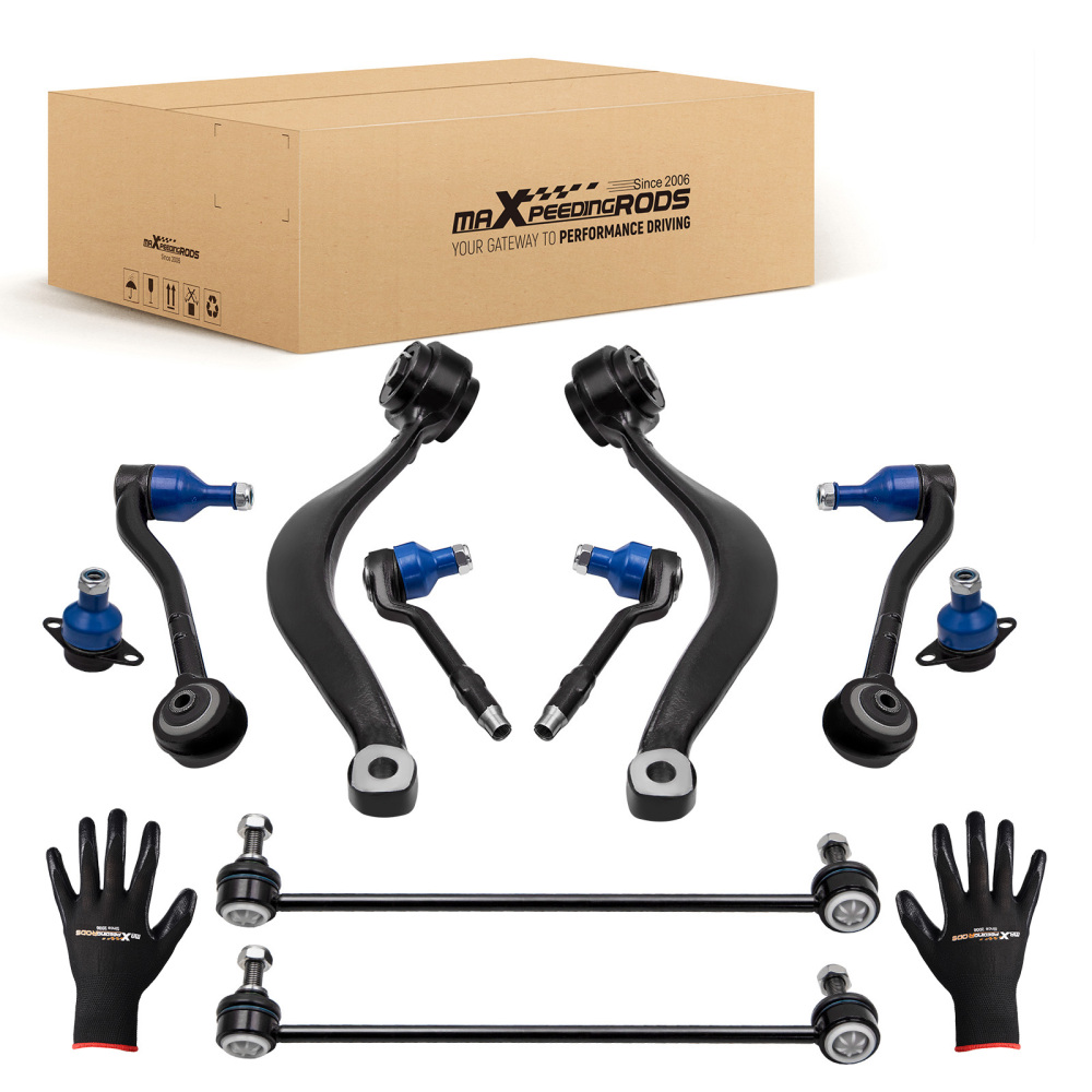 FRONT LOWER WISHBONE CONTROL ARM SUSPENSION SET compatible for BMW X5 E53 2000-2006 10PCS