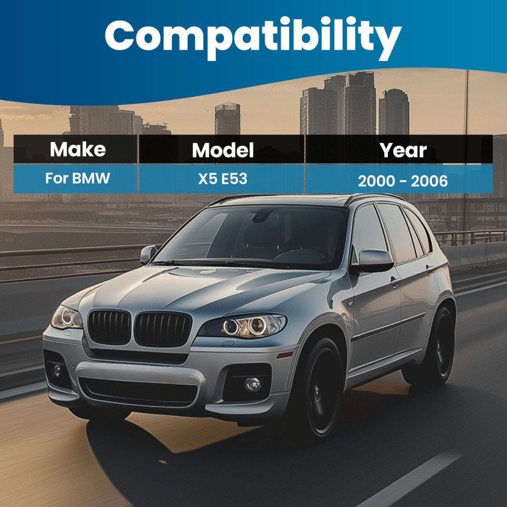 10 Pcs Front Lower Control Arms with Ball Joints compatible for BMW X5 E53 2000 - 2006