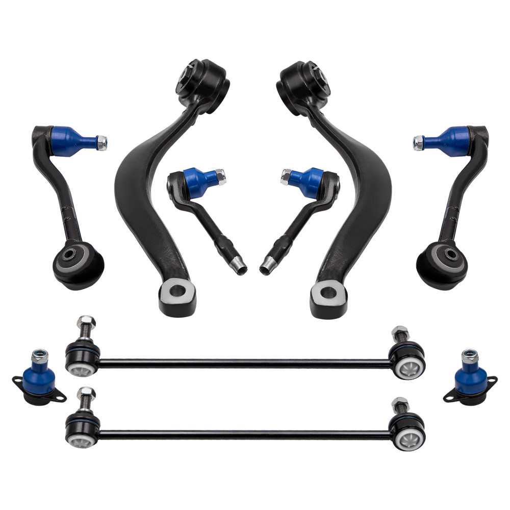 10 Pcs Front Lower Control Arms with Ball Joints compatible for BMW X5 E53 2000 - 2006