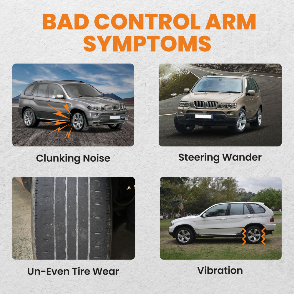 Compatible for BMW X5 E53 2000 - 2006 10 Pcs Front Ball Joint Control Arm Sway Bar Link suspension arms