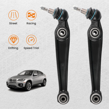 Pair Front Lower Right and Left Control Arm Kit compatible for Bmw X5 X6 31126771894 suspension arms