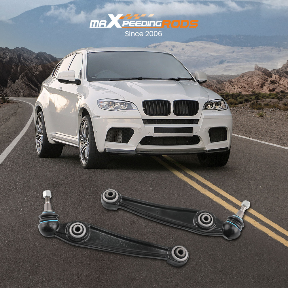 Pair Front Lower Right and Left Control Arm Kit compatible for Bmw X5 X6 31126771894 suspension arms