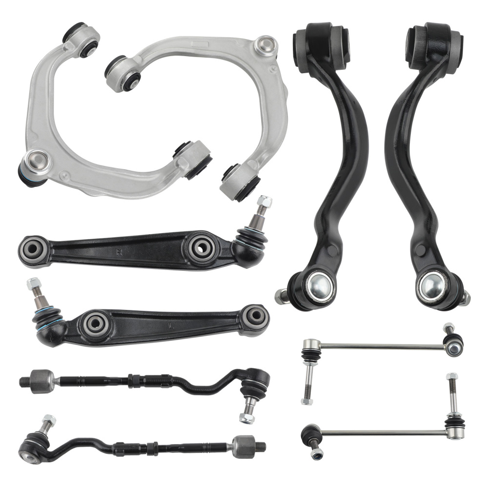 Front Forward Rearward Control Arm Sway Bar Link Tie Rod For 2007-2014 compatible for BMW X5 X6