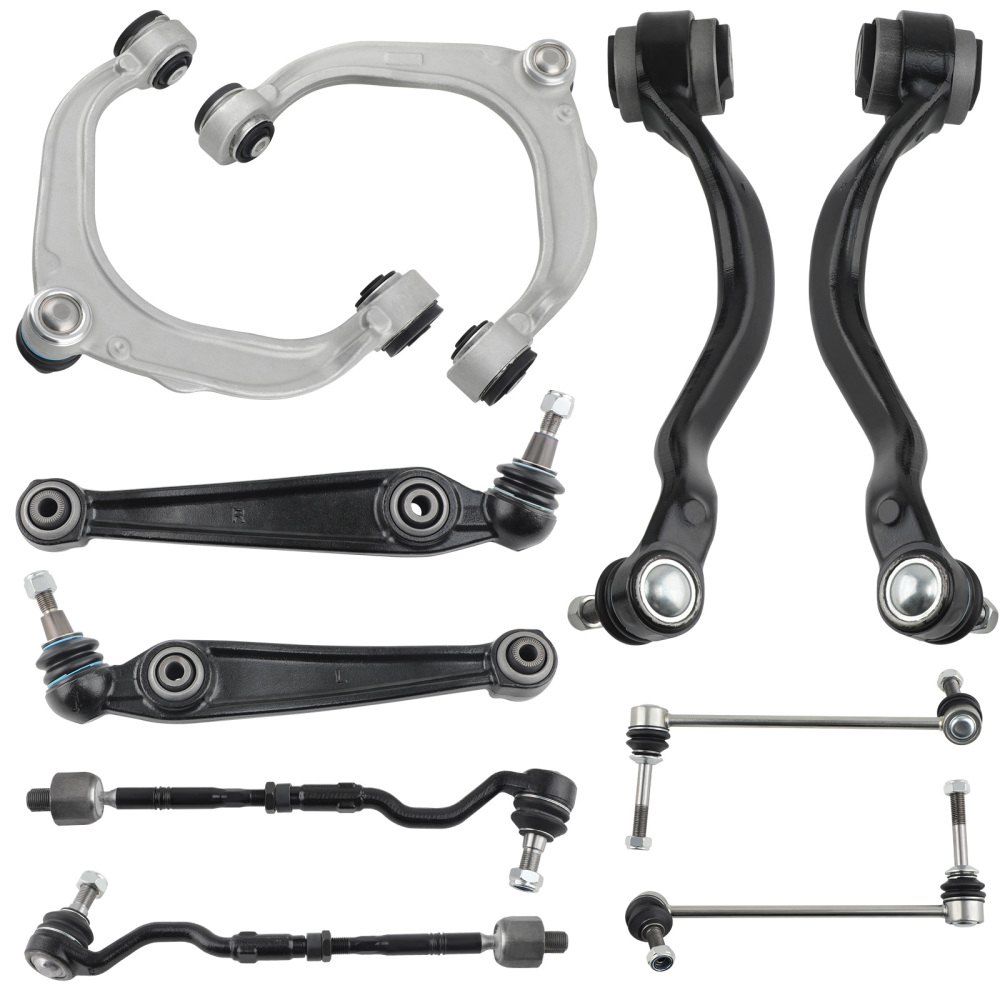 Front Forward Rearward Control Arm Sway Bar Link Tie Rod For 2007-2014 compatible for BMW X5 X6