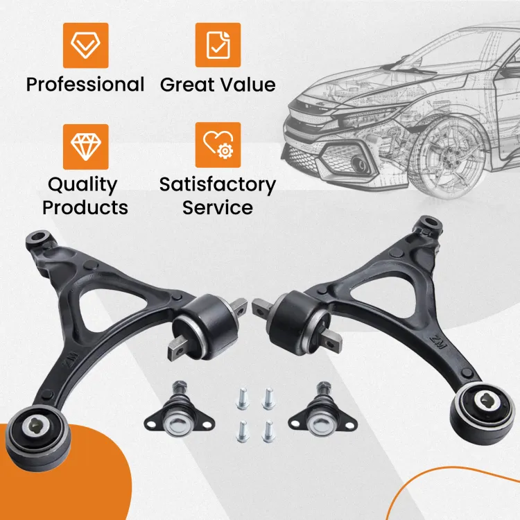 Kit De Suspensión Delantera Para Volvo XC90 2003-2014: 2 Brazos De Control Inferiores Y 2 Rótulas, Garantía 10 Años