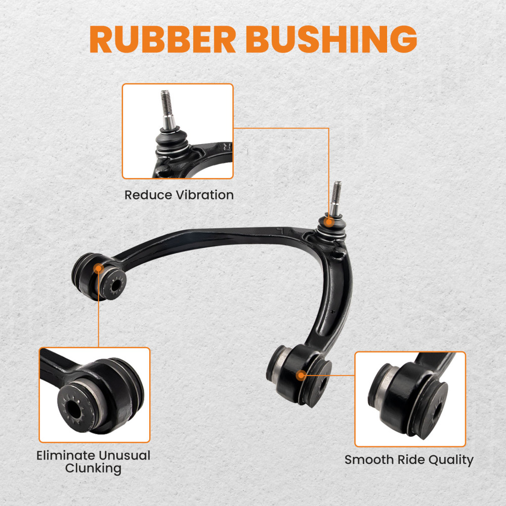 12 Pcs Front Upper Control Arm & Tie Rod Sway Bar compatible for Silverado Sierra