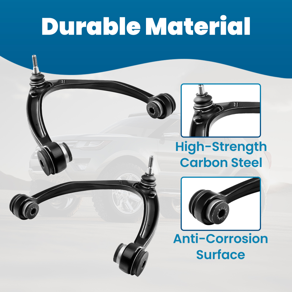 12 Pcs Front Upper Control Arm & Tie Rod Sway Bar compatible for Silverado Sierra