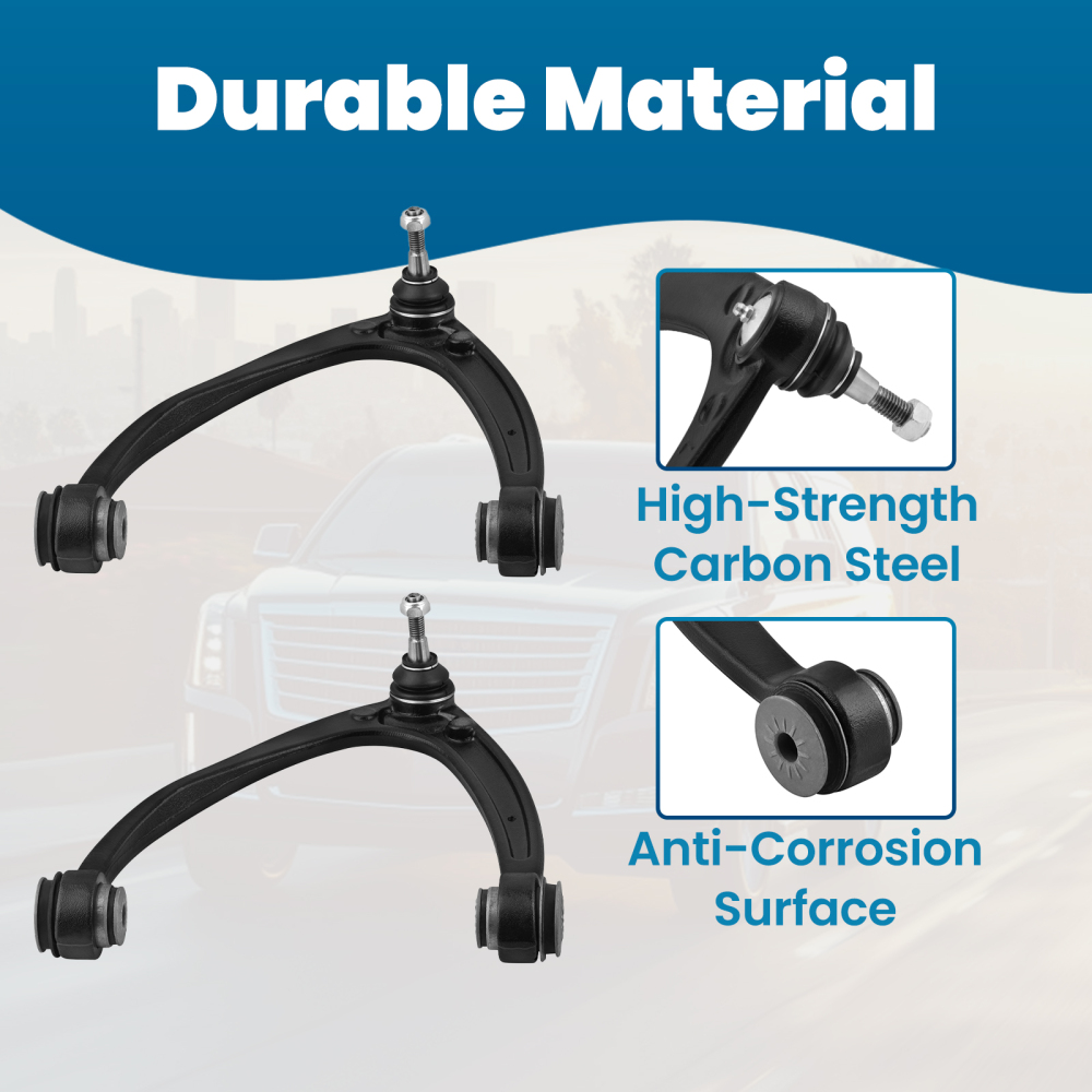 8PC BRACCIO DI CONTROLLO ANTERIORE compatibile per CHEVROLET SILVERADO SUBURBAN SUBURBAN GMC