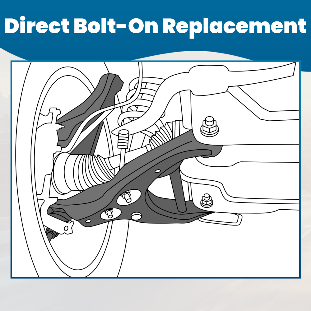 8PC BRACCIO DI CONTROLLO ANTERIORE compatibile per CHEVROLET SILVERADO SUBURBAN SUBURBAN GMC