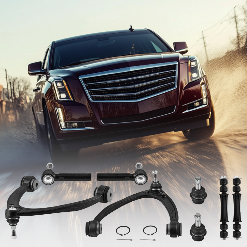 8PC BRACCIO DI CONTROLLO ANTERIORE compatibile per CHEVROLET SILVERADO SUBURBAN SUBURBAN GMC