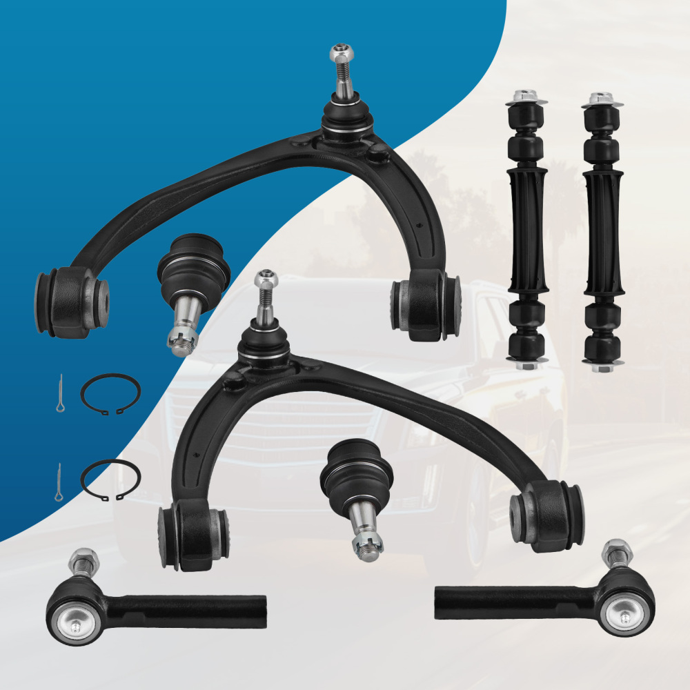 8PC BRACCIO DI CONTROLLO ANTERIORE compatibile per CHEVROLET SILVERADO SUBURBAN SUBURBAN GMC