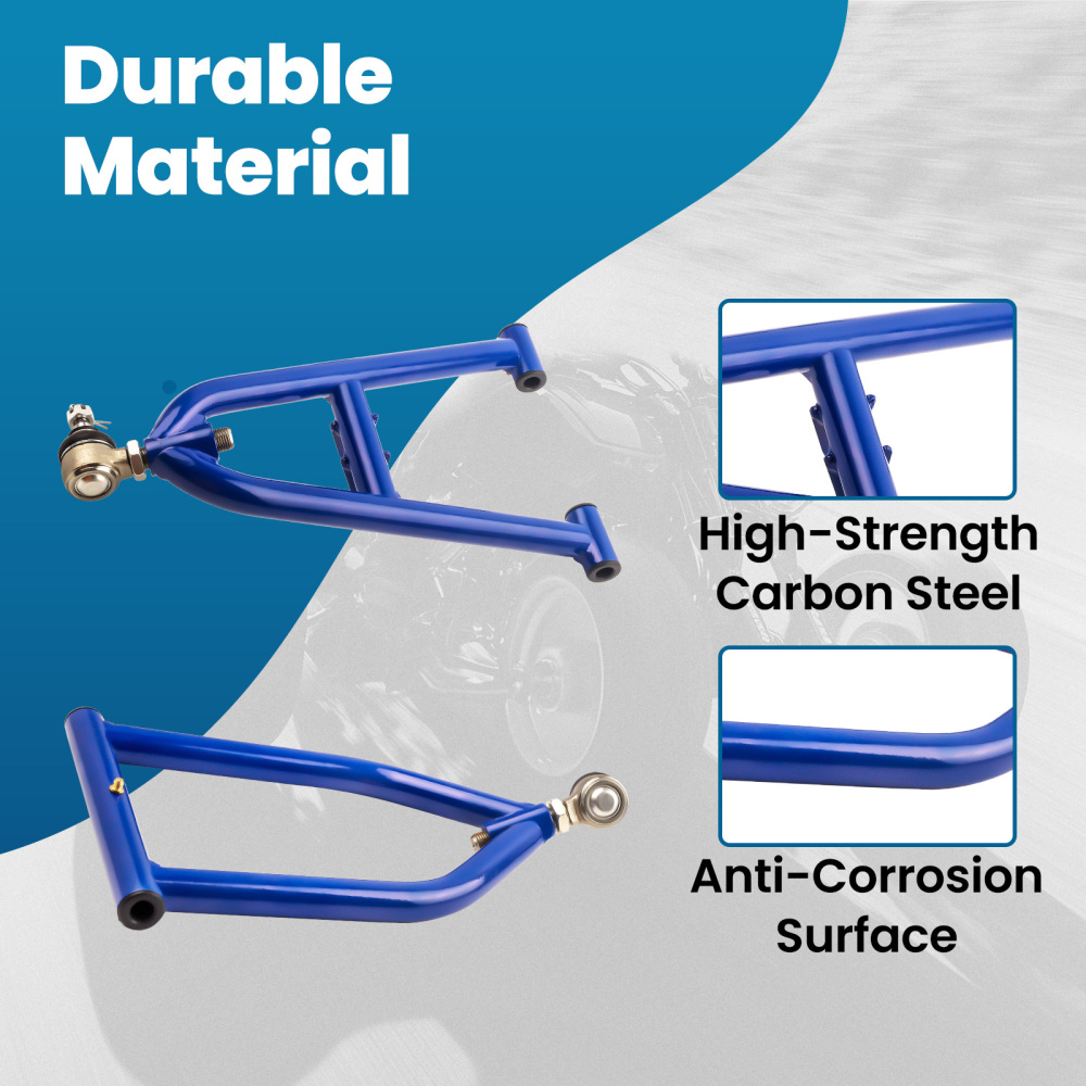 Compatible for Yamaha Banshee 350 Front A Arm Kit Suspension Adj. Extended Control Arm Set	