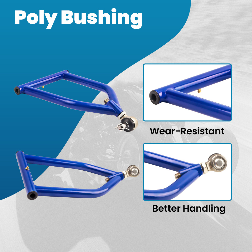 Compatible for Yamaha Banshee 350 Front A Arm Kit Suspension Adj. Extended Control Arm Set	