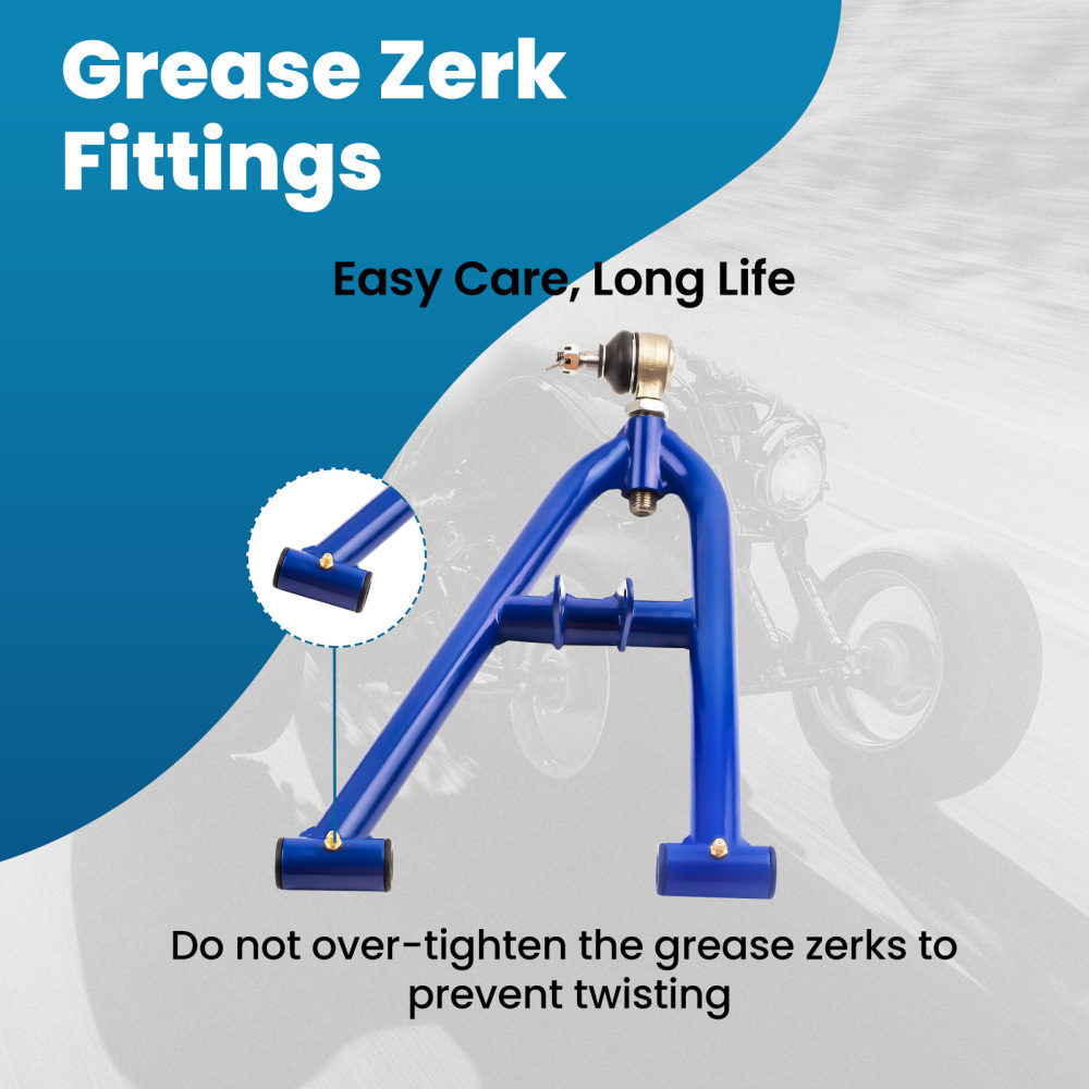 Compatible for Yamaha Banshee 350 Front A Arm Kit Suspension Adj. Extended Control Arm Set	