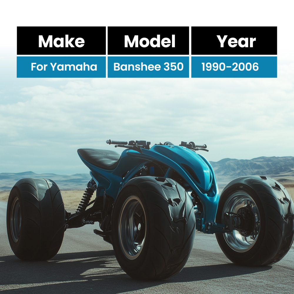 Compatible for Yamaha Banshee 350 Front A Arm Kit Suspension Adj. Extended Control Arm Set	