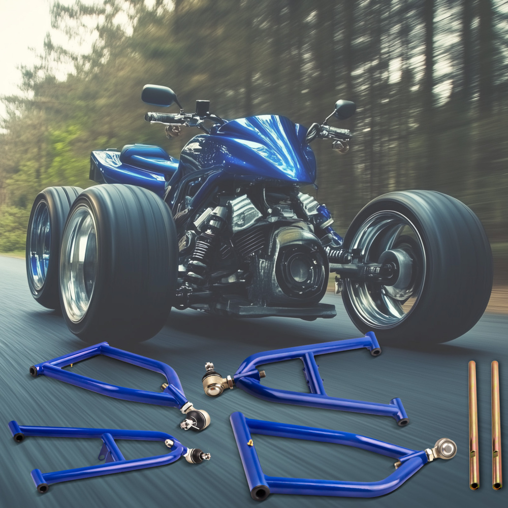 Compatible for Yamaha Banshee 350 Front A Arm Kit Suspension Adj. Extended Control Arm Set	