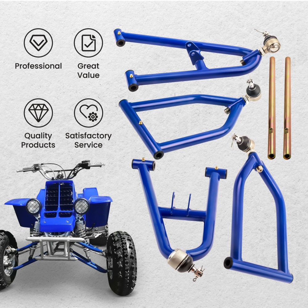 Compatible for Yamaha Banshee 350 Front A Arm Kit Suspension Adj. Extended Control Arm Set	