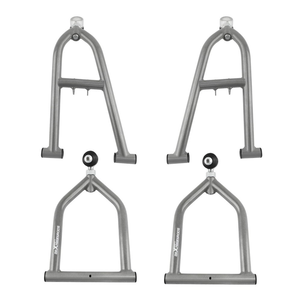 Front Upper Lower A-Arm Set compatible for Yamaha Banshee 350 YFZ350 Adjustable Control Arm