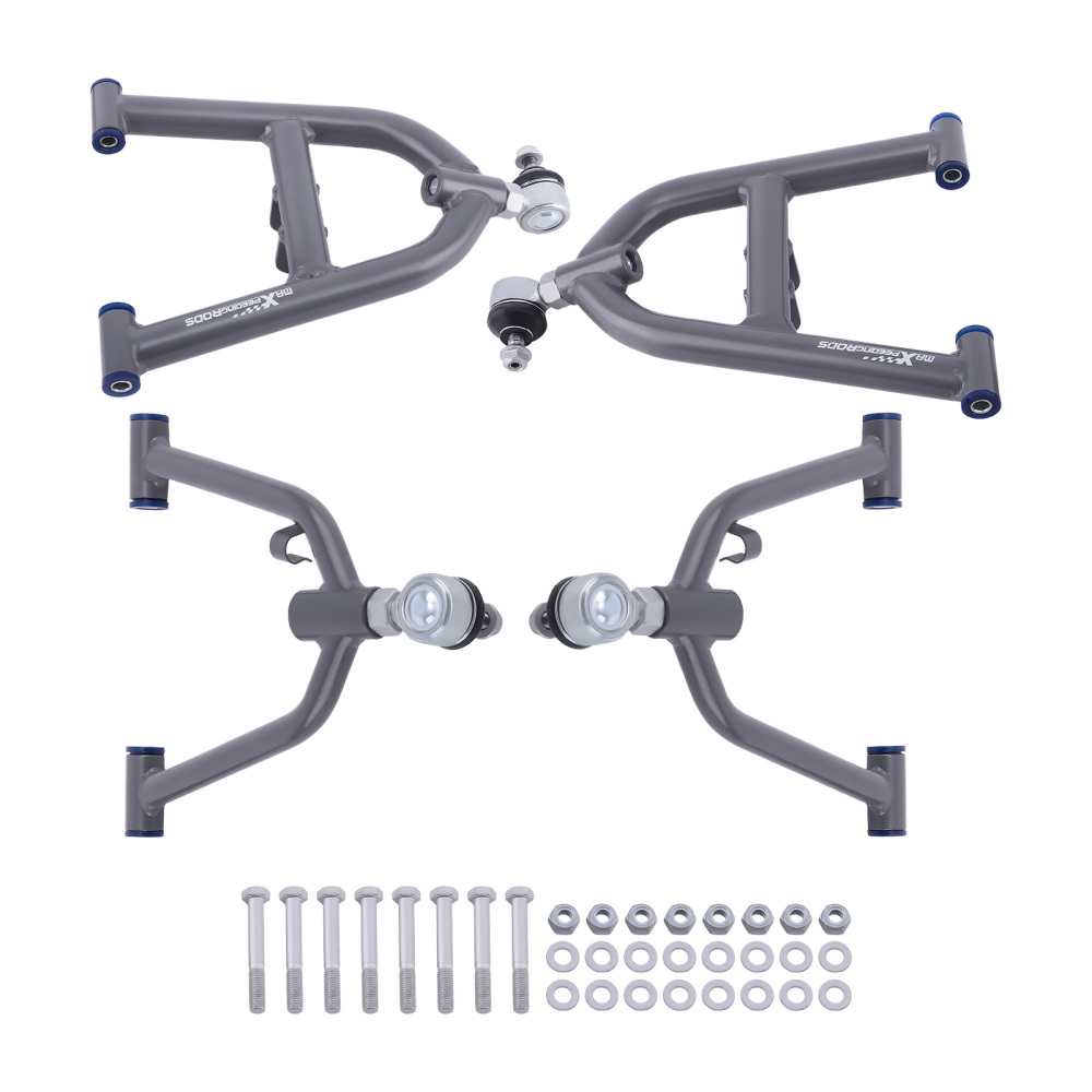 Front LowerUpper A-Arms for 1989 1990 1991-2003 compatible for Yamaha WARRIOR 350 YFM350X