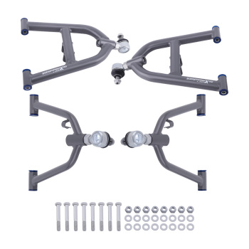 Front LowerUpper A-Arms for 1989 1990 1991-2003 compatible for Yamaha WARRIOR 350 YFM350X