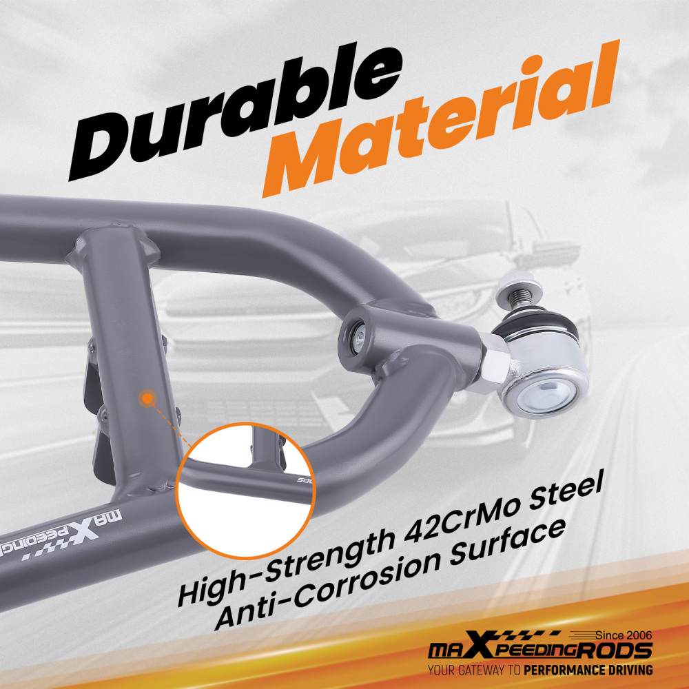 Front LowerUpper A-Arms for 1989 1990 1991-2003 compatible for Yamaha WARRIOR 350 YFM350X