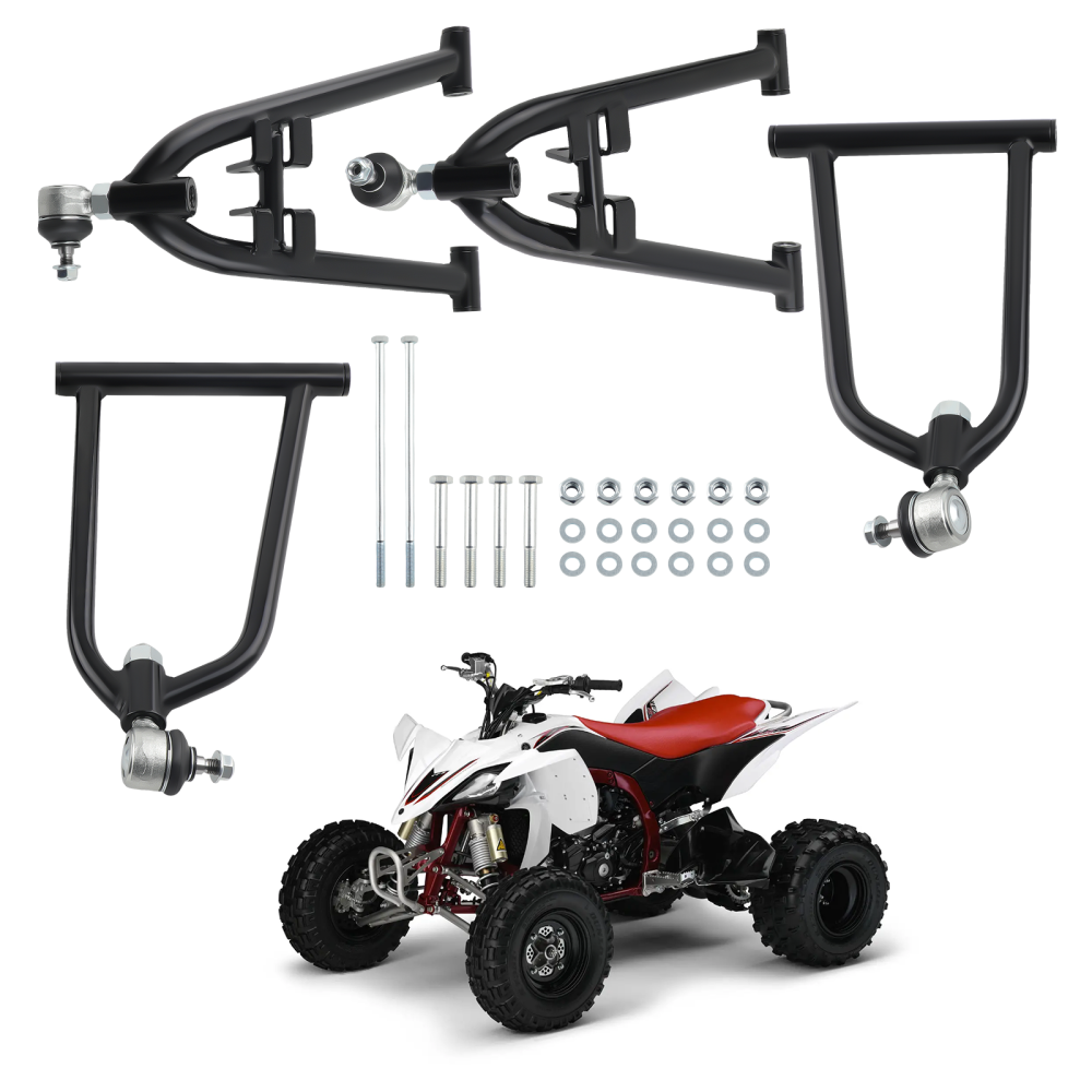 Front Lower Upper A-Arms compatible for Yamaha YFZ450 YFZ450V Control arms
