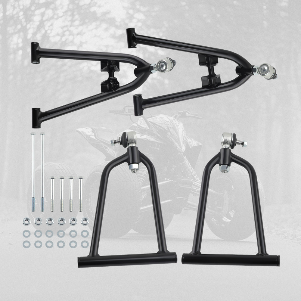 Front Lower Upper A-Arms compatible for Yamaha YFZ450 YFZ450V Control arms