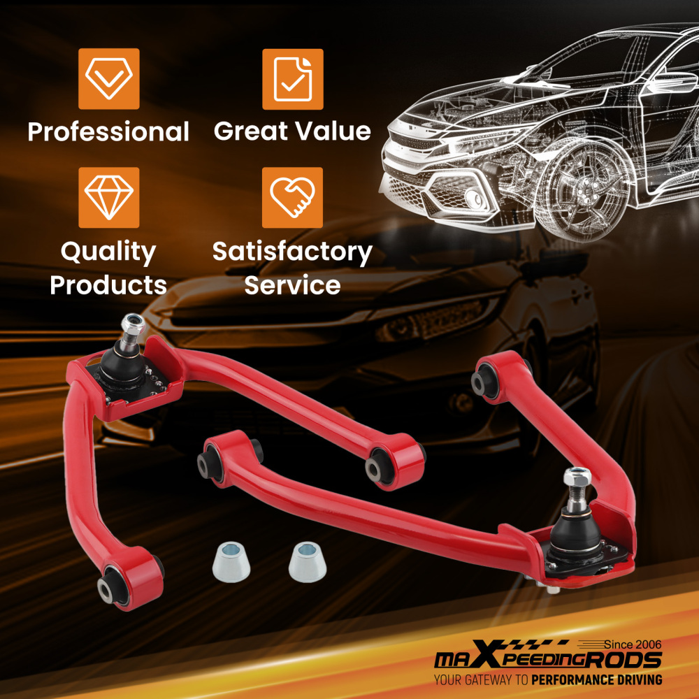 2pcs Adjustable Front Upper Camber Control Arms Kit compatible for Infiniti G35 2003-2007