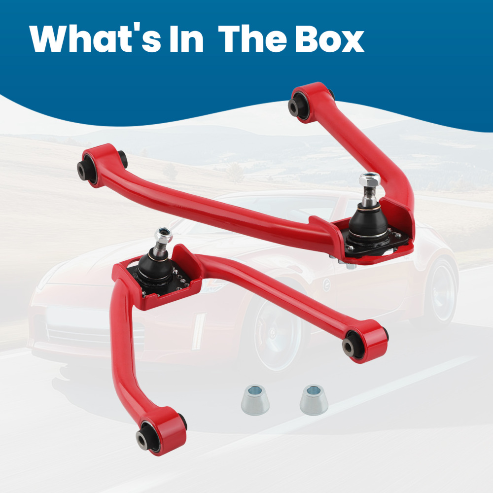 2pcs Adjustable Front Upper Camber Control Arms Kit for Infiniti G35 2003-2007