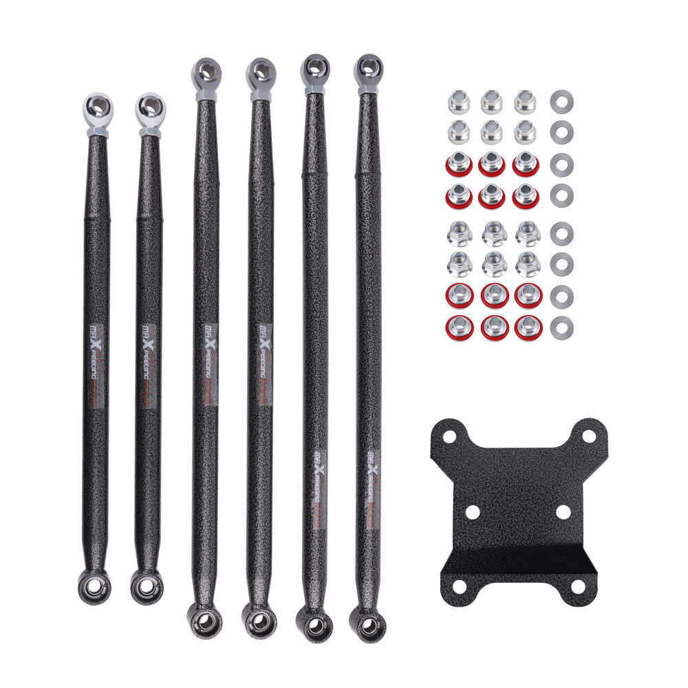 Boxed Rear Radius Rods Set compatible for Can-Am Maverick X3 72 Turbo/X RC/X MR/X RS/MAX