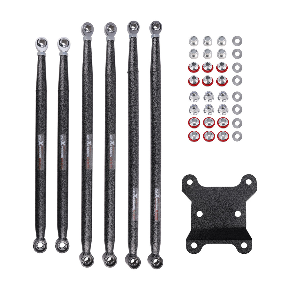 Boxed Rear Radius Rods Set compatible for Can-Am Maverick X3 72 Turbo/X RC/X MR/X RS/MAX