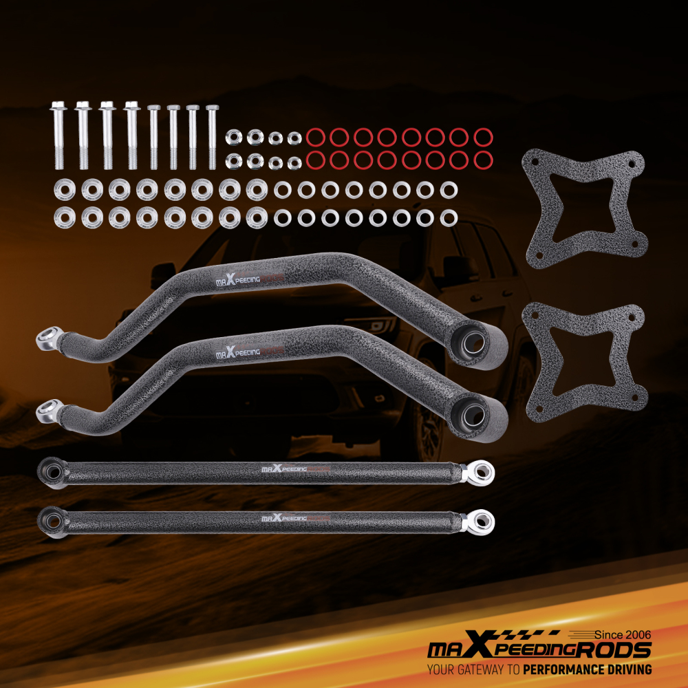 High Clearance Rear Radius Arms Rods Set compatible for Polaris RZR XP 1000 2014+