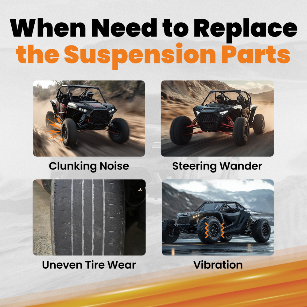 High Clearance Front Lower A-Arms for 2014 + Compatible for Polaris RZR XP 1000/ XP 4 1000