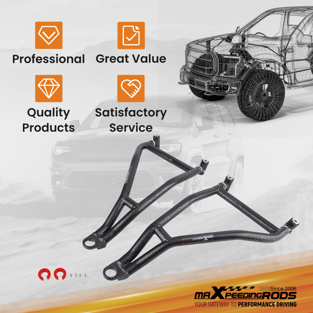 High Clearance Front Lower A-Arms for 2014 + Compatible for Polaris RZR XP 1000/ XP 4 1000