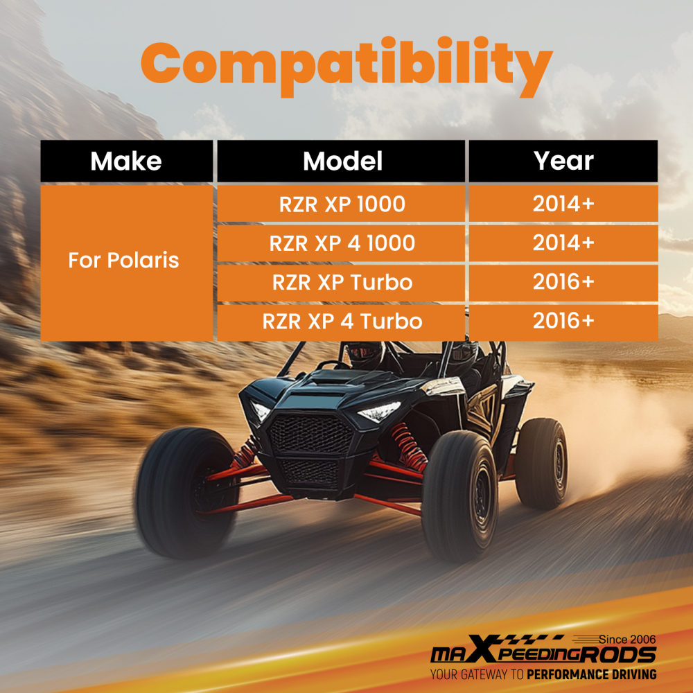 High Clearance Front Lower A-Arms for 2014 + Compatible for Polaris RZR XP 1000/ XP 4 1000