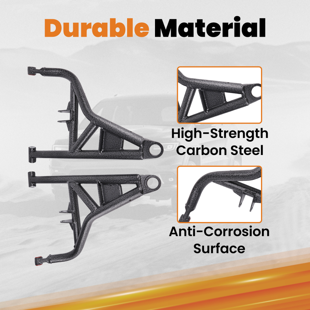 High Clearance Front Upper Lower A-Arms compatible for Polaris RZR XP 1000 / 4 Turbo 14-23