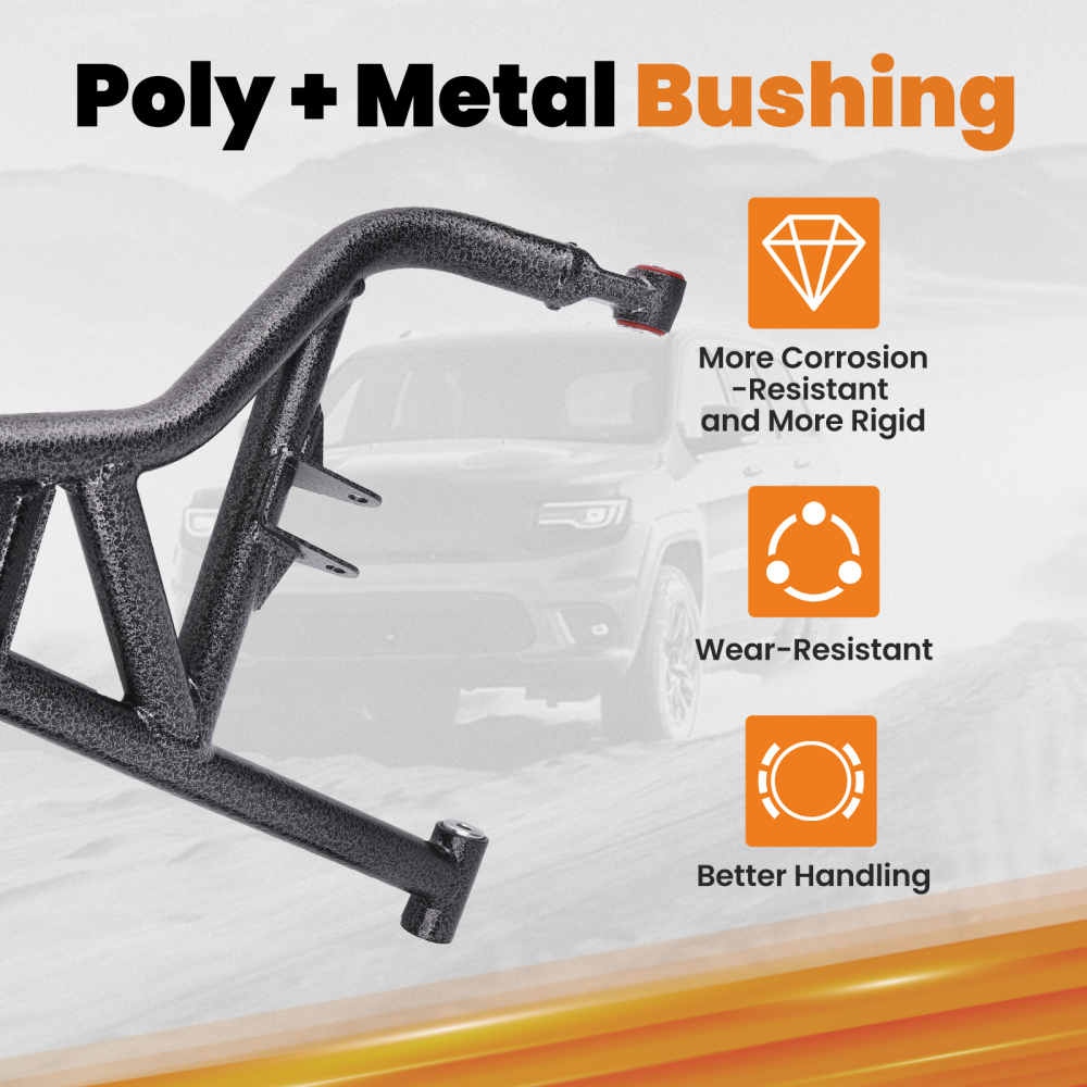 High Clearance Front Upper Lower A-Arms compatible for Polaris RZR XP 1000 / 4 Turbo 14-23